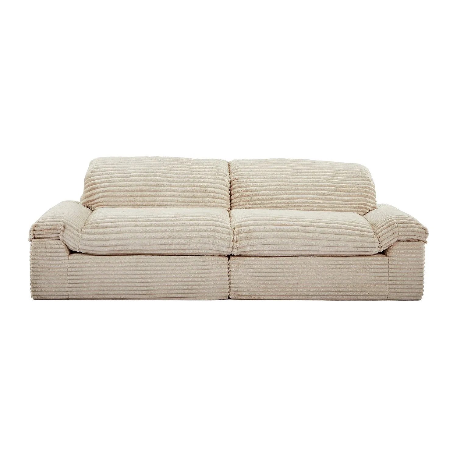 Vente-unique Sofa Ohne Schlafmöglichkeit Sobosa Beige 306 cm