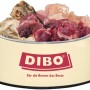 Dibo Hunde-Barf Menü Sensitiv im Napf: Frostfutter mit Rind, Hähnchen, Gemüse und Obst. Getreidefreie Vollnahrung.
