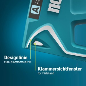 Novus Tools Handtacker J-11 4-8 mm Typ A Hobby-Tacker für Feindrahtklammern 030-0471