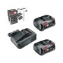 Bosch Starter-Set mit 2 Akkus (2,5 Ah) und Ladegerät AL 18 V-44 für Elektrowerkzeuge.