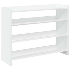 vidaXL Schuhregal Weiß 80x25x62 cm Holzwerkstoff 859914