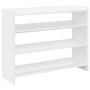vidaXL Schuhregal Weiß 80x25x62 cm Holzwerkstoff 859914