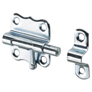 Hettich Grendelriegel, 33x35 mm, verzinkt, für Möbelausstattung und Gartentore.