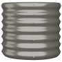 vidaXL Pflanzkübel Verzinkter Stahl 40x40x36 cm Grau 318844_3