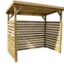 Weka Unterstellplatz Größe 1 aus Holz, ideal für Garten, Holz oder Fahrräder. Mülltonnenbox.