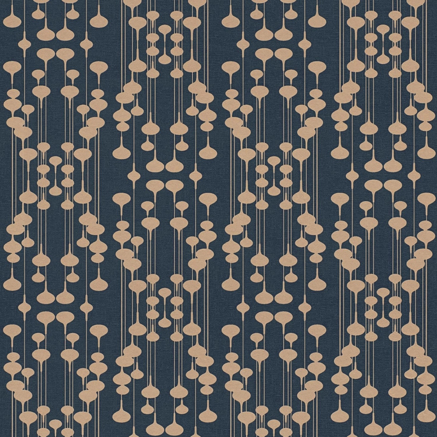 Bricoflor 20er Jahre Tapete Elegant Art Deco Vliestapete in Schwarz Gold mit Vinyl Edle Vlies Mustertapete Ideal für Schlafzimmer und Wohnzimmer