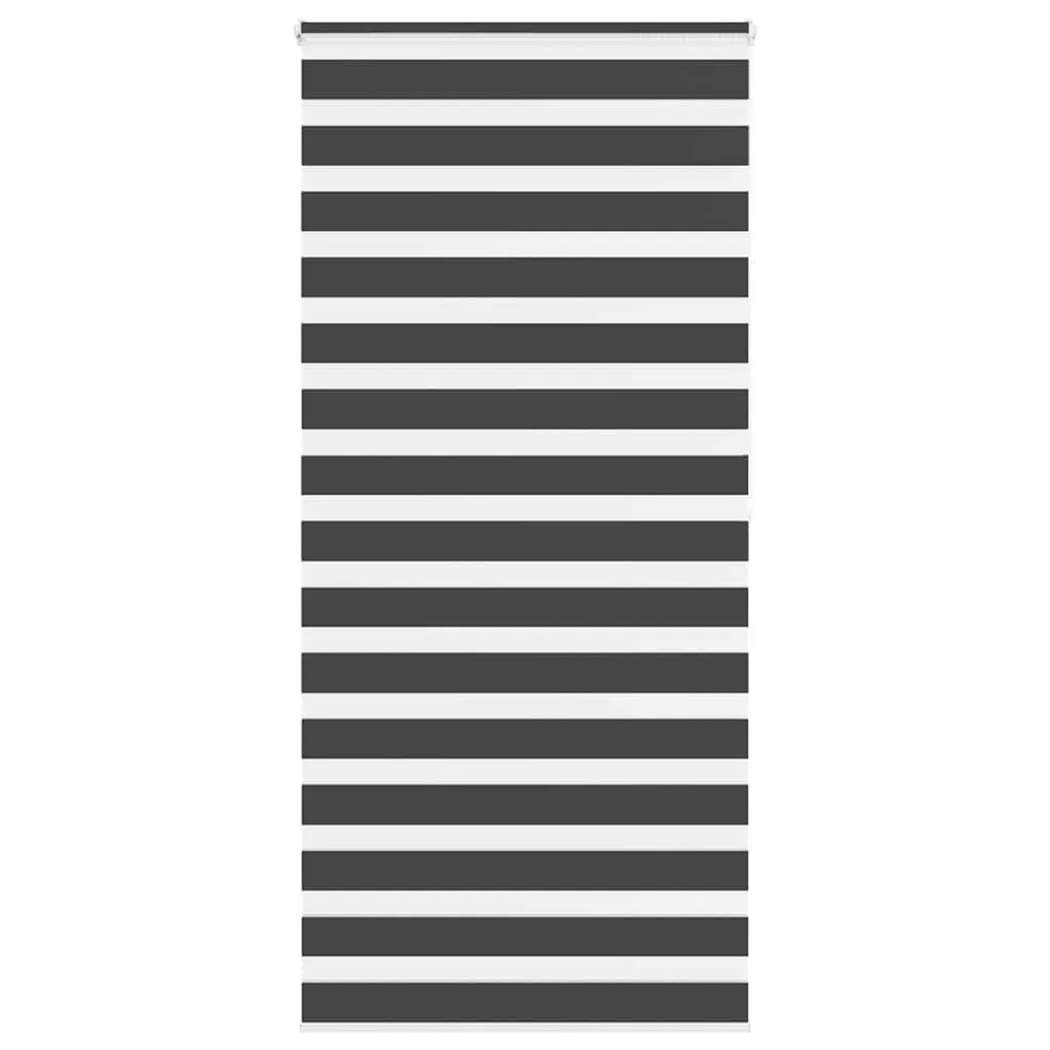 vidaXL Doppelrollo Schwarz 100x200 cm Stoffbreite 95,9 cm Polyester 4014261 günstig online kaufen