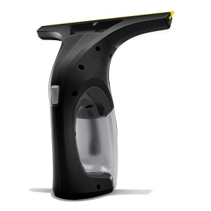 Kärcher Akku-Fensterreiniger WV 1 Black Edition, seitliche Ansicht.