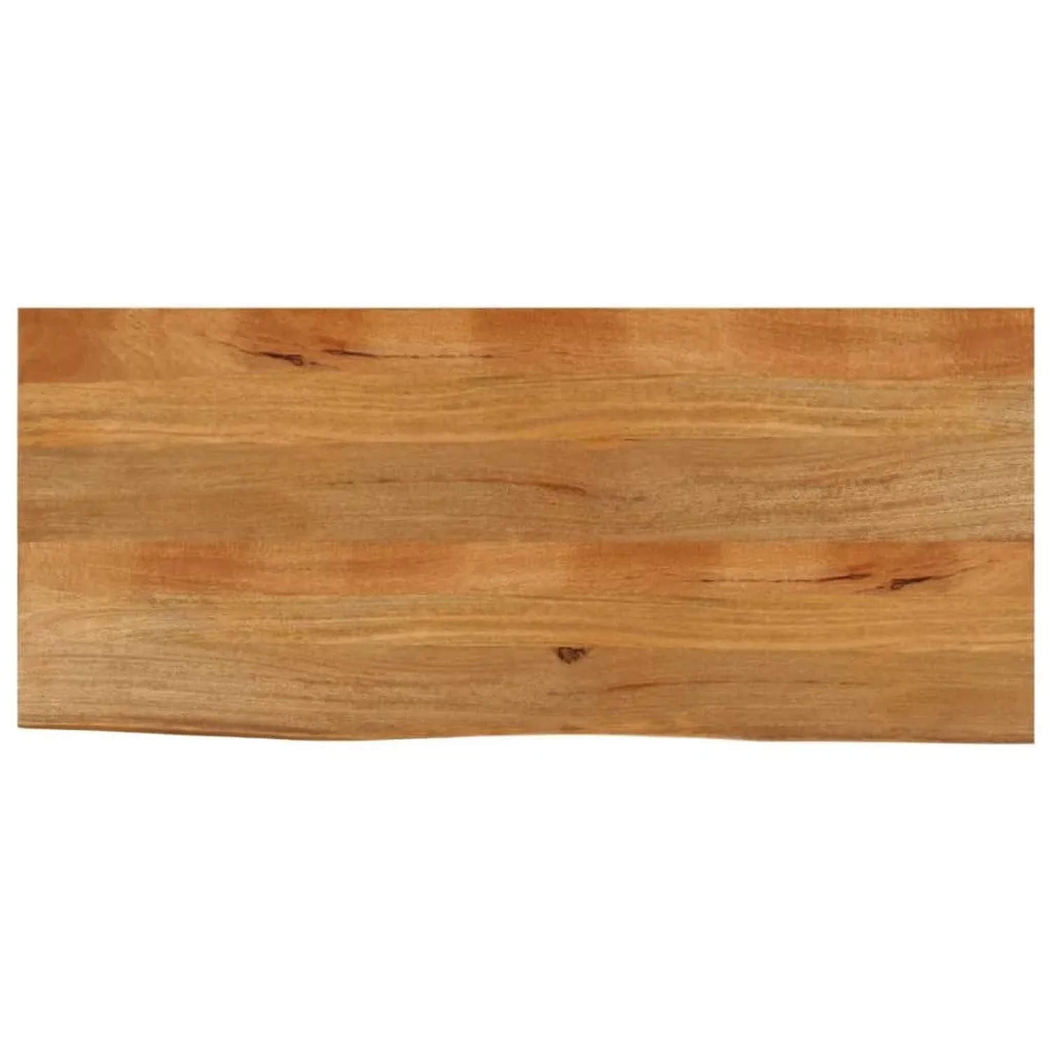 vidaXL Tischplatte mit Baumkante 140x60x2,5 cm Massivholz Mango 370553