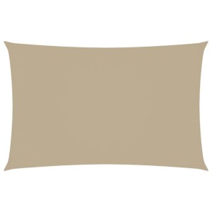 vidaXL Sonnensegel Oxford-Gewebe Rechteckig 2,5x5 m Beige 135154