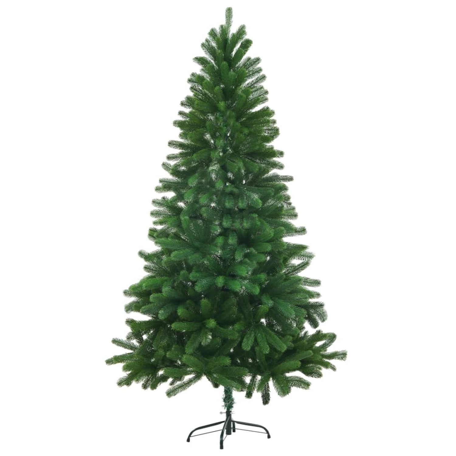 vidaXL Künstlicher Weihnachtsbaum Naturgetreue Nadeln 150 cm Grün