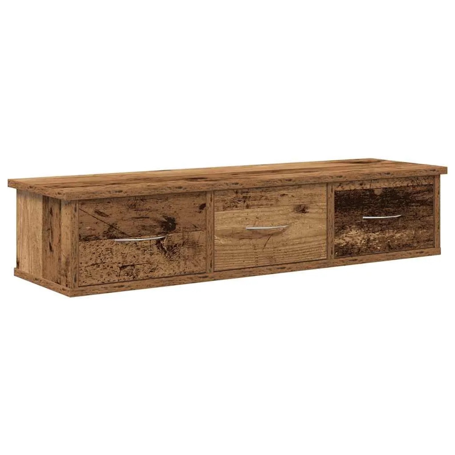 vidaXL Wandschrank Altholz-Optik 88x26x18,5 cm Holzwerkstoff 855860