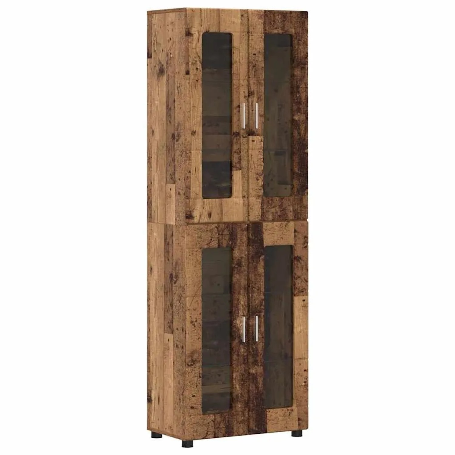 vidaXL Highboard mit Tür FLORIN Altholz 60 x 35 x 182 cm Holzwerkstoff 3397912