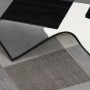 Grauer Pergamon Teppich Modern Trendline Retro, 185x270 cm, Kurzflorteppich mit geometrischem Muster.