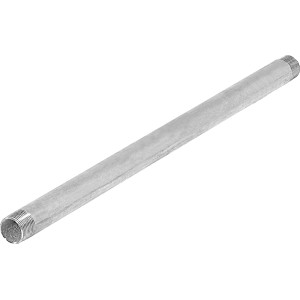 Verzinktes Gewinderohr, 33,3 mm (R 1) x 600 mm, für Heizungsinstallationen.