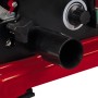 Detailaufnahme: Einhell TC-SS 406 E Dekupiersäge mit Staubabsaugung und Drehzahleinstellung.
