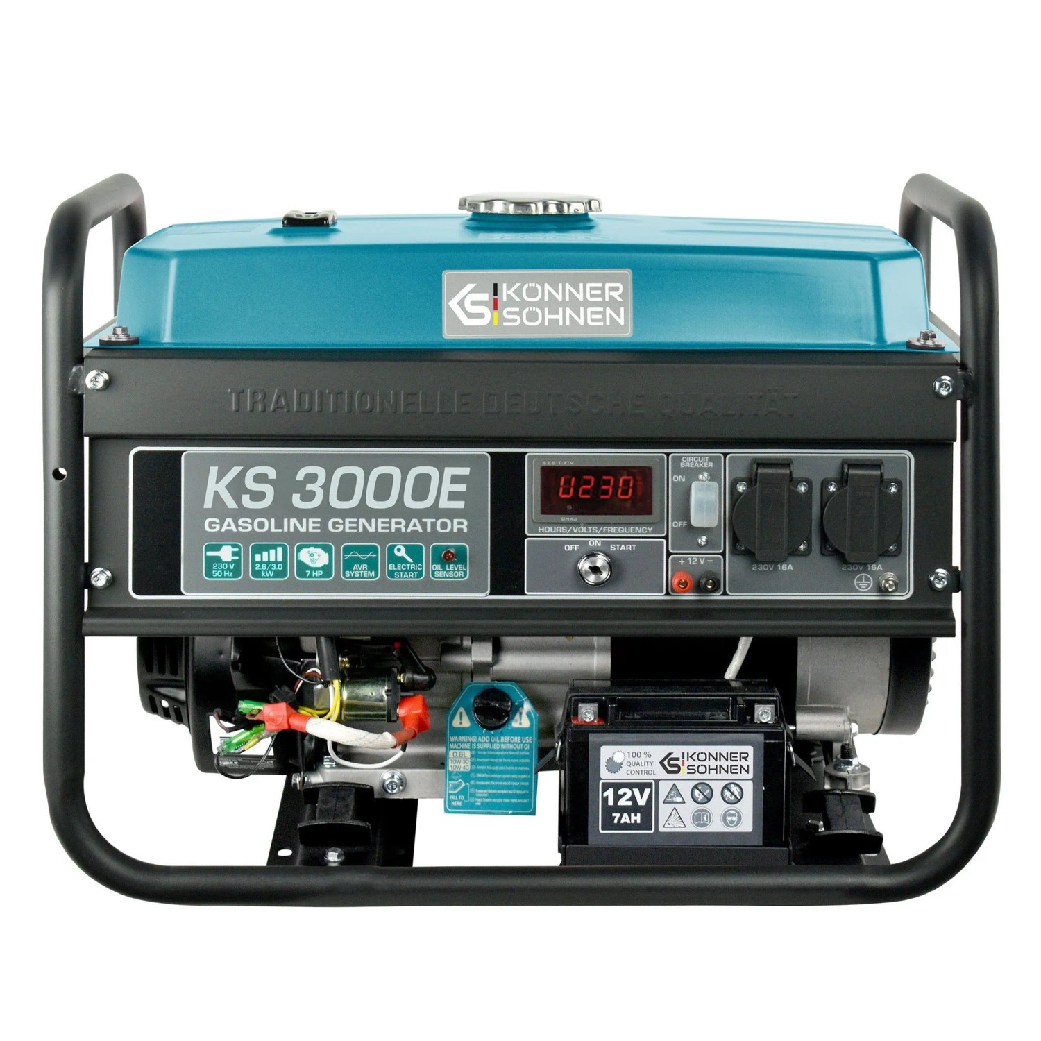 Könner & Söhnen Benzin-Generator KS 3000E