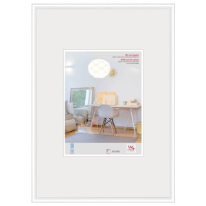 Weißer Kunststoff Bilderrahmen 59,4x84 cm von walther design, New Lifestyle Serie.