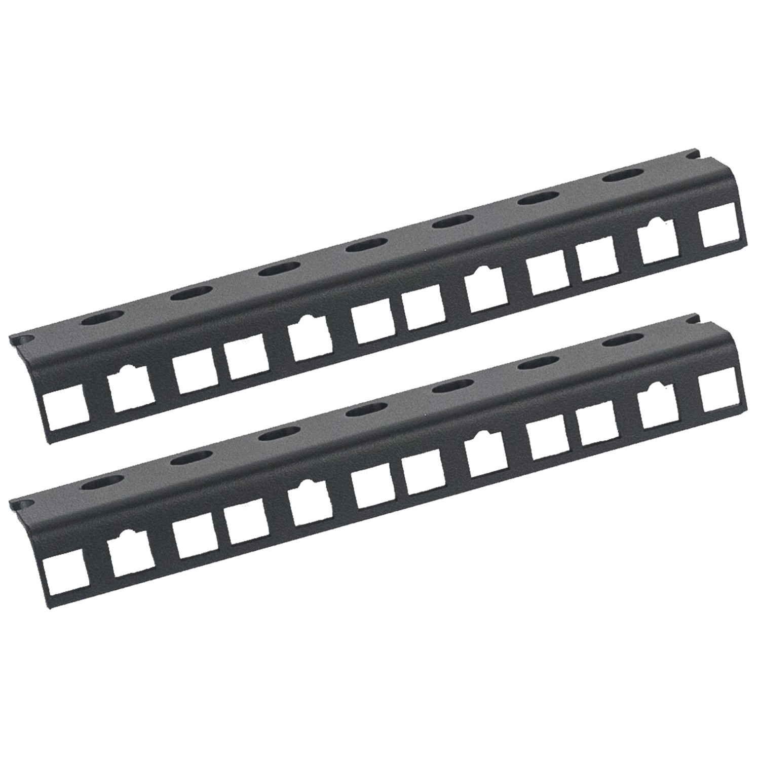 HMF 66804 Rackschiene für Serverschrank 2 Stück 10 Zoll 4 HE Schwarz günstig online kaufen
