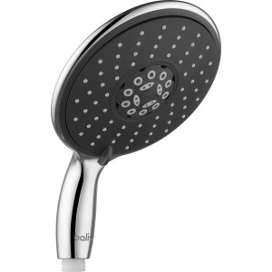 baliv Handbrause HBR-150.220, verchromt/anthrazit, mit 5 Strahlarten und Antikalk-Noppen.