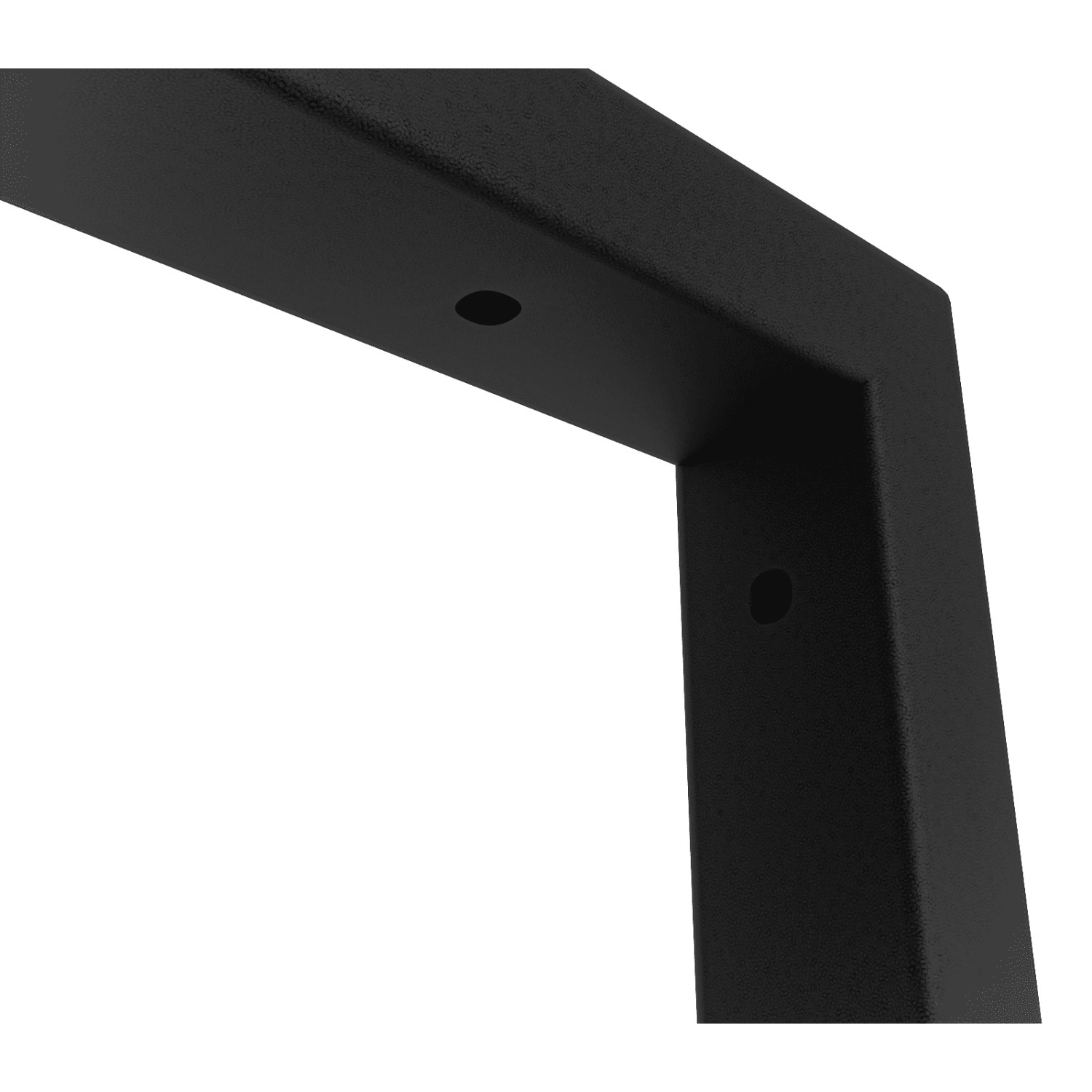 HEVVA Waschtischhalterung RHEIN 10 cm Hoch 25 cm Tief 1 Halter Schwarz_9