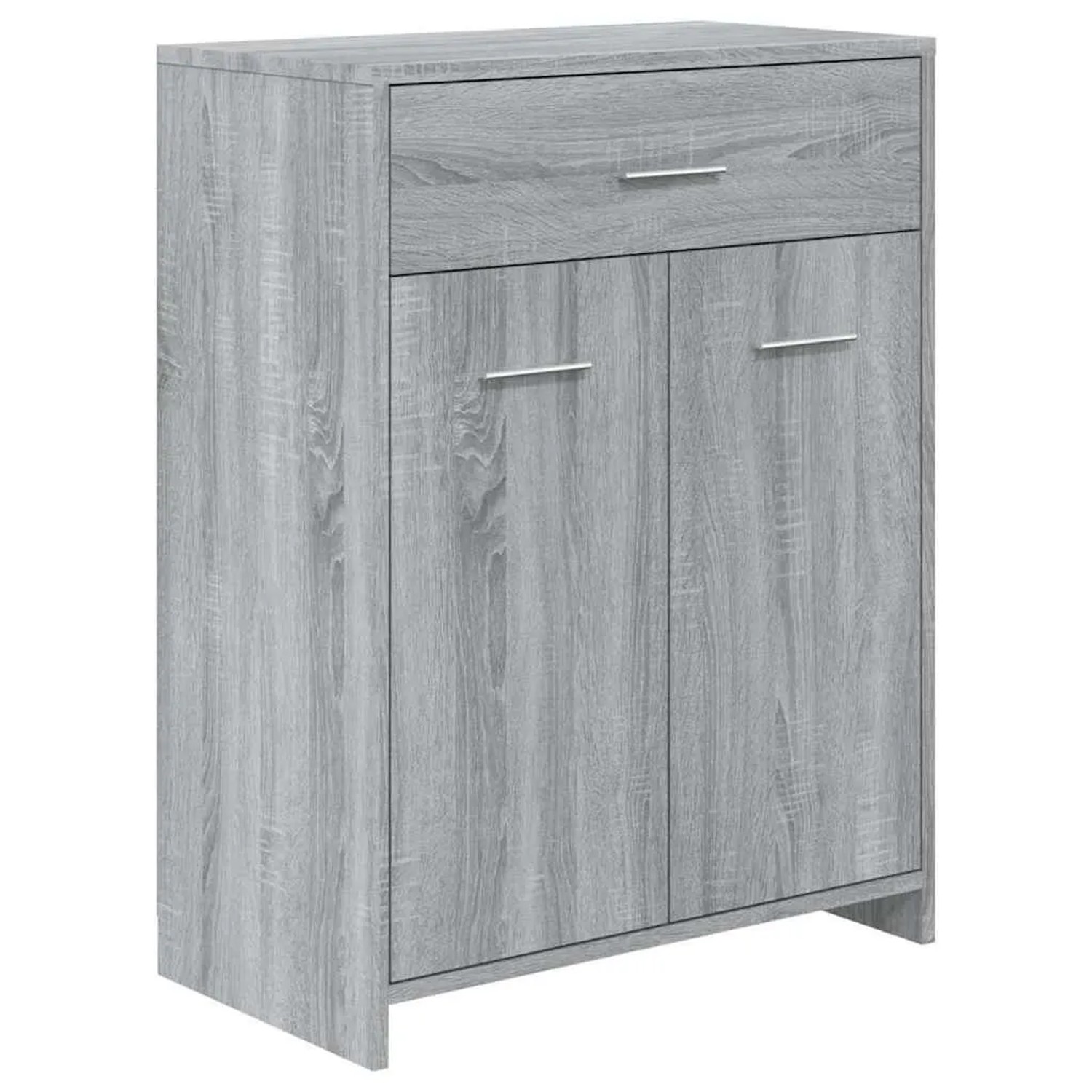 vidaXL Badezimmerschrank Grau Sonoma 60x33x80 cm Holzwerkstoff 815664 günstig online kaufen