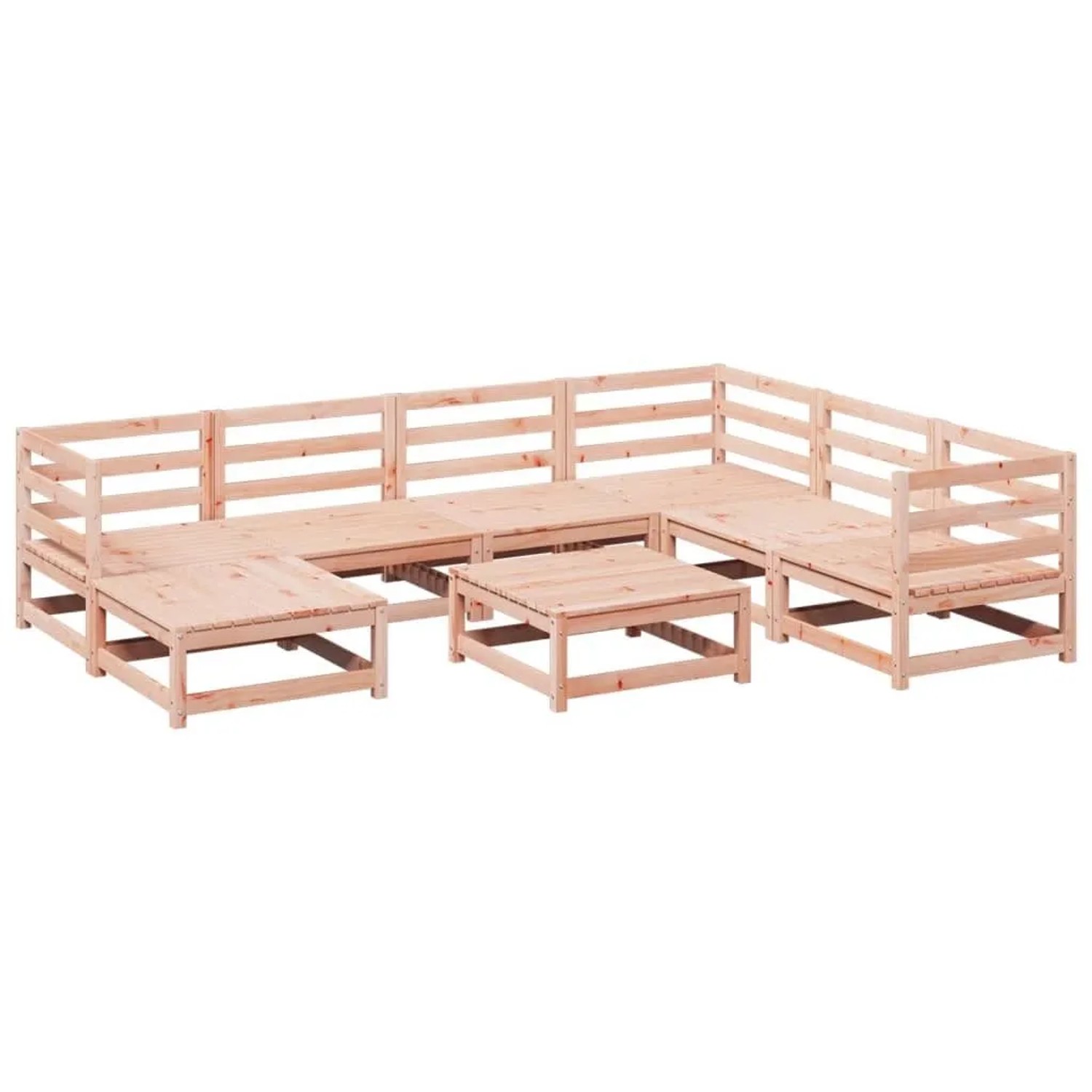 vidaXL 8 Tlg Garten-Sofagarnitur Massivholz Douglasie 3299554