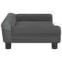 vidaXL Hundebett Dunkelgrau 70x48x22 cm Samt 172014_4
