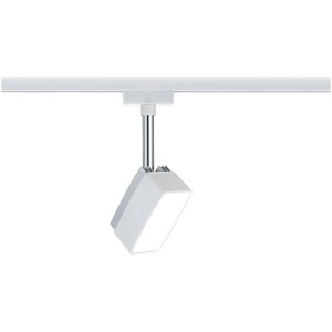 Weißer Paulmann URail LED-Spot Pedal, 5W, für 230V Schienensysteme.