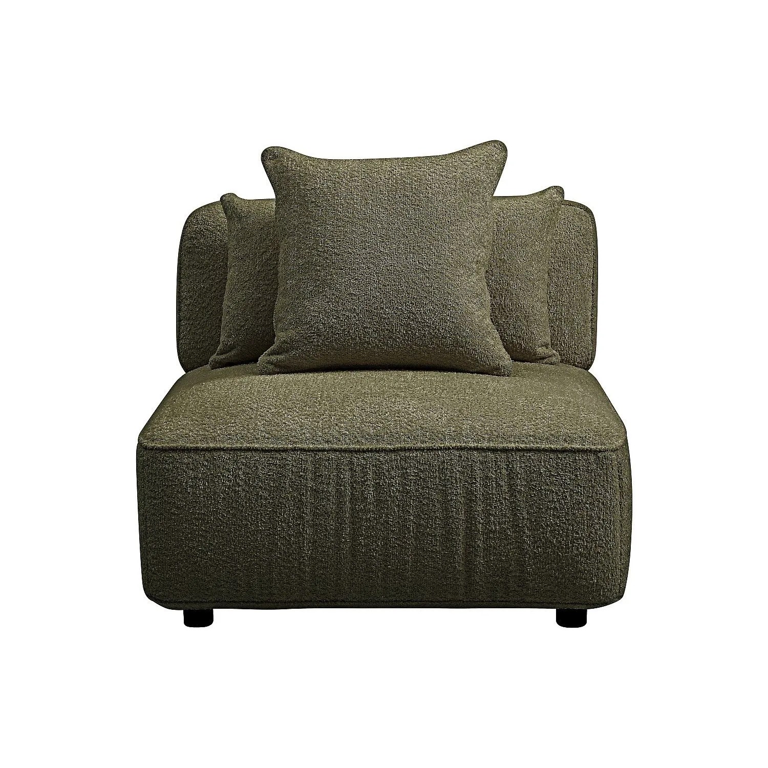 Vente-unique Sessel Mit Gerader Rückenlehne Lelaco Khaki 91 cm