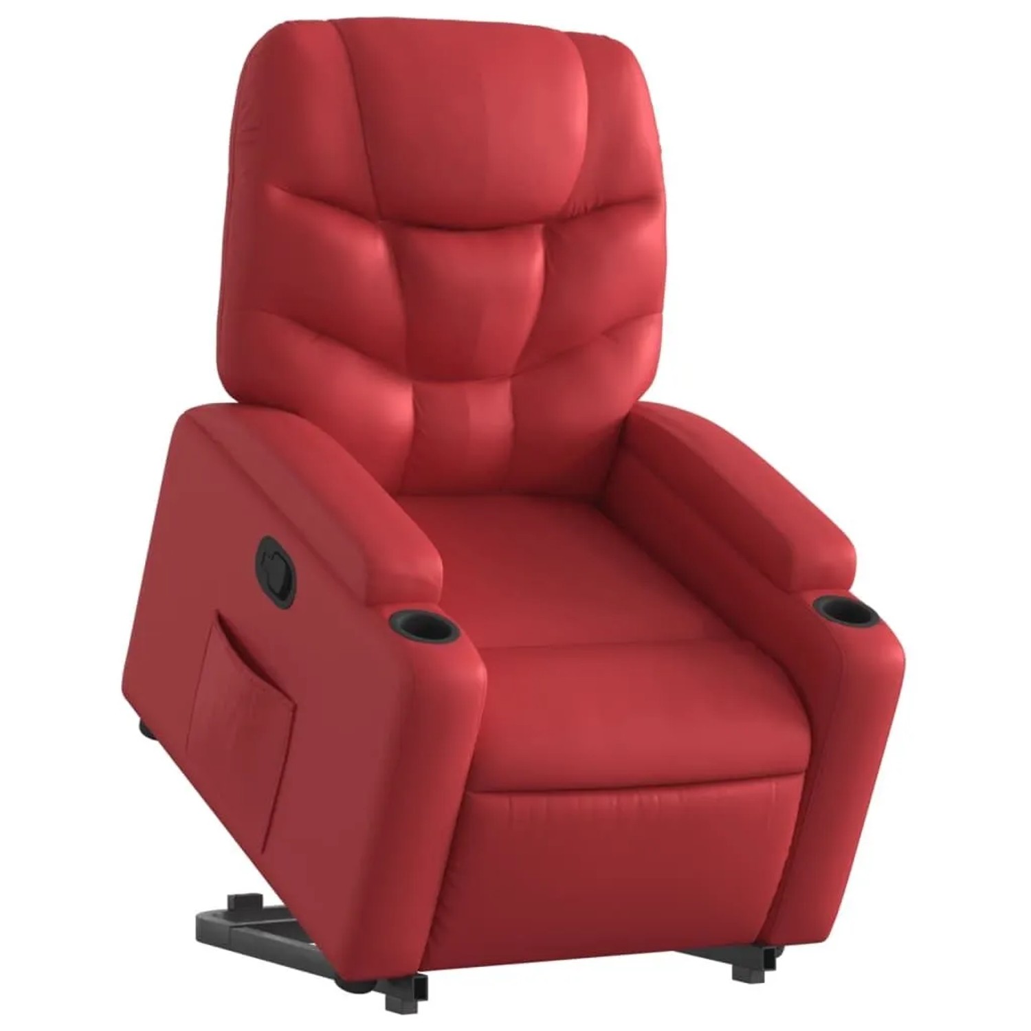 vidaXL Relaxsessel mit Aufstehhilfe Rot Kunstleder 3204663 günstig online kaufen