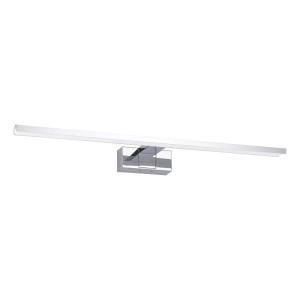 Eglo LED-Spiegelleuchte Conettilla 60 cm in Chrom. Moderne, lineare Badleuchte mit einstellbarer Lichtfarbe, IP44.