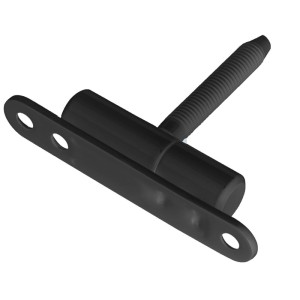 SOTECH Türband Einbohrband schwarz aus Stahl, 15x83mm, mit M8x50mm Zapfen für Holztüren. Eisenwaren & Beschläge.