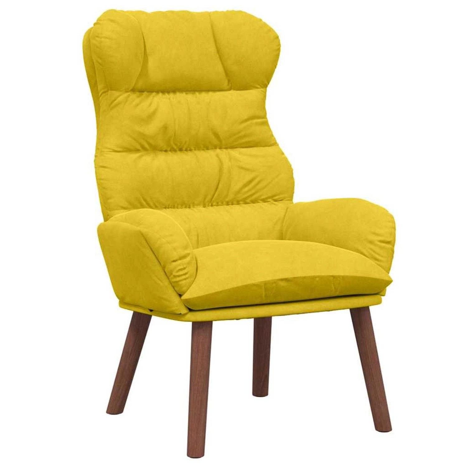 vidaXL Relaxsessel Gelb 69 x 74 x 93 cm Samt 42001894 günstig online kaufen