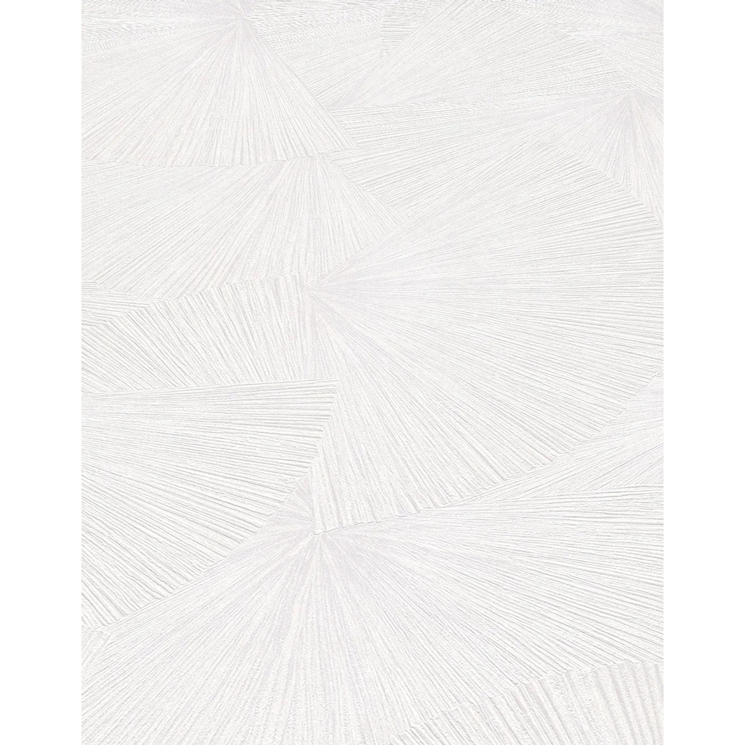 Weiße Erismann Vliestapete mit Fächermotiv, Guido Maria Kretschmer Fashion for Walls 3.