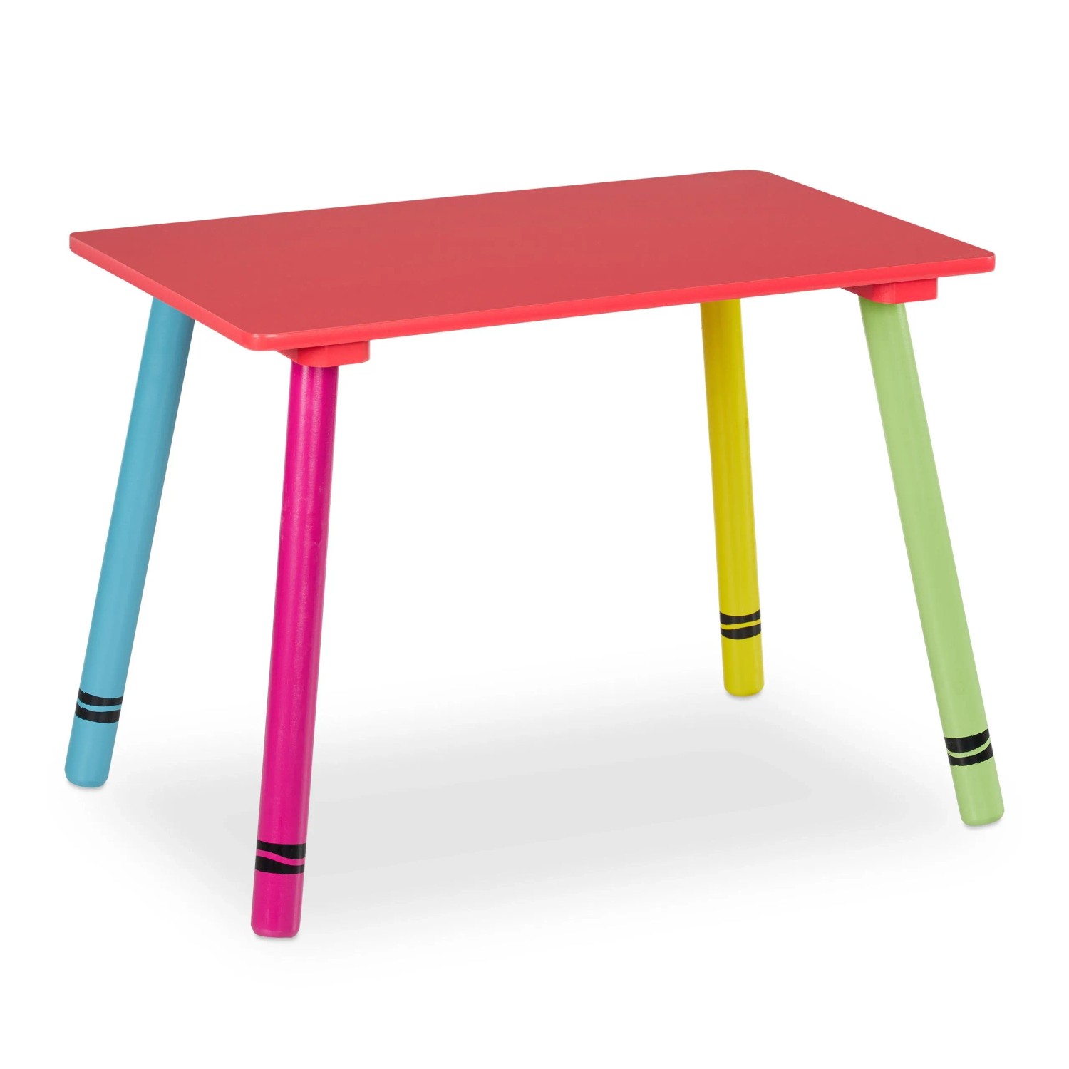 Relaxdays Kindersitzgruppe MDF Kiefernholz Bunt 44,5 cm x 60 cm x 40 cm