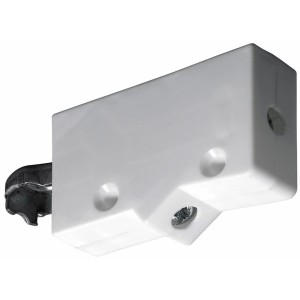 Hettich Schrankaufhänger SAH 14, weißer Kunststoff, für Möbelausstattung.