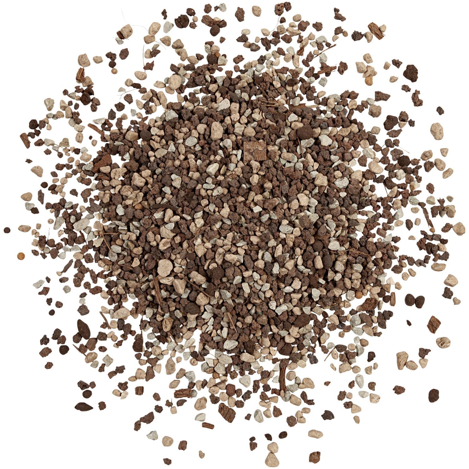 Lechuza Orchidpon Pflanzsubstrat (6L) für Orchideen, Nahaufnahme der Substratmischung.