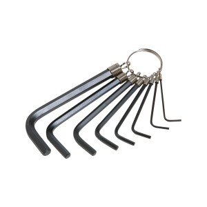 8-teiliger LUX Stiftschlüssel Satz Classic aus Chrom-Vanadium-Stahl.