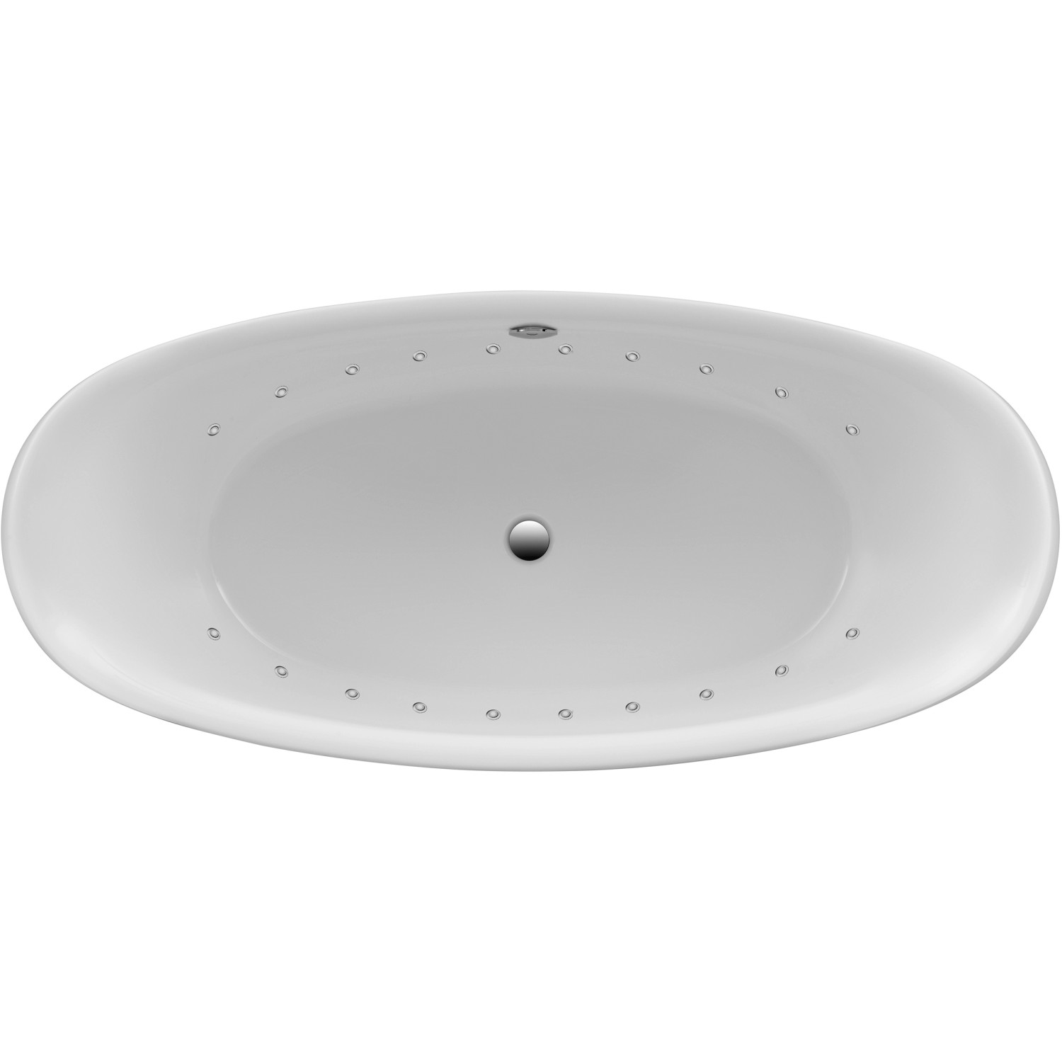 Ottofond Whirlpool Ventura Komfort-Lightsystem 180,5 cm x 83,5 cm Weiß