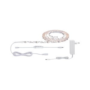 Paulmann FlexLED 3D Basis-Set, 5m LED-Streifen warmweiß mit Netzteil zum selber machen von Leuchtschriften.
