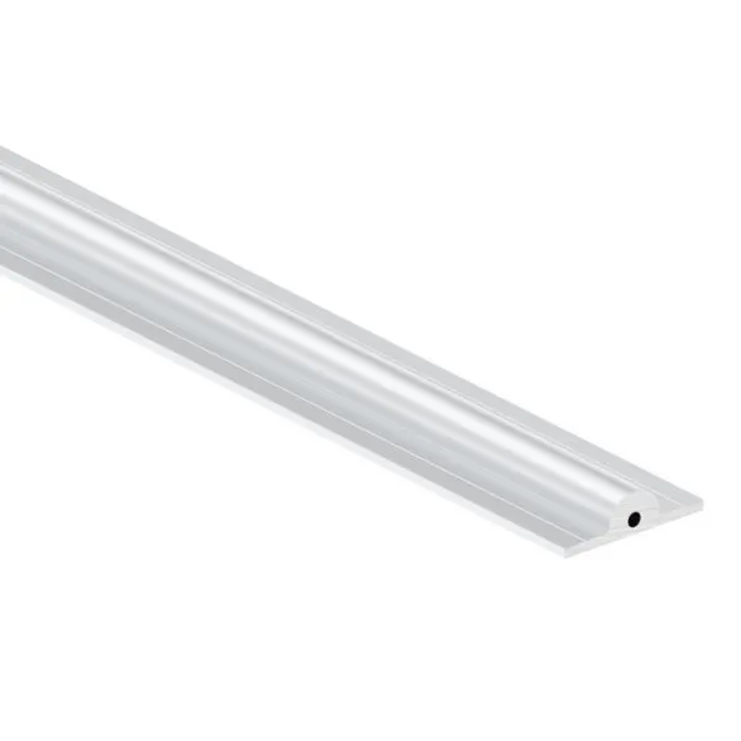 FeNau Laufschiene Aluminium Ø 19 mm L 3000 mm Zum Aufschrauben Ohne Senkbohrungen