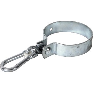 SwingKing Schaukelhaken Ø 12 cm mit Karabiner für Rundholz, verzinkt.