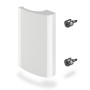 SOTECH Balkontürgriff SEJA 82 x 52,5 x 20 mm BA 48 mm Aluminium Verdeckte Verschraubung Weiß