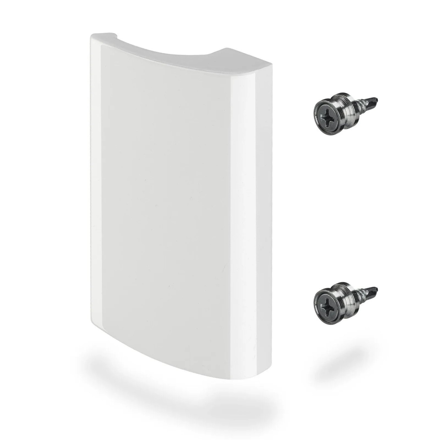 SOTECH Balkontürgriff SEJA 82 x 52,5 x 20 mm BA 48 mm Aluminium Verdeckte Verschraubung Weiß