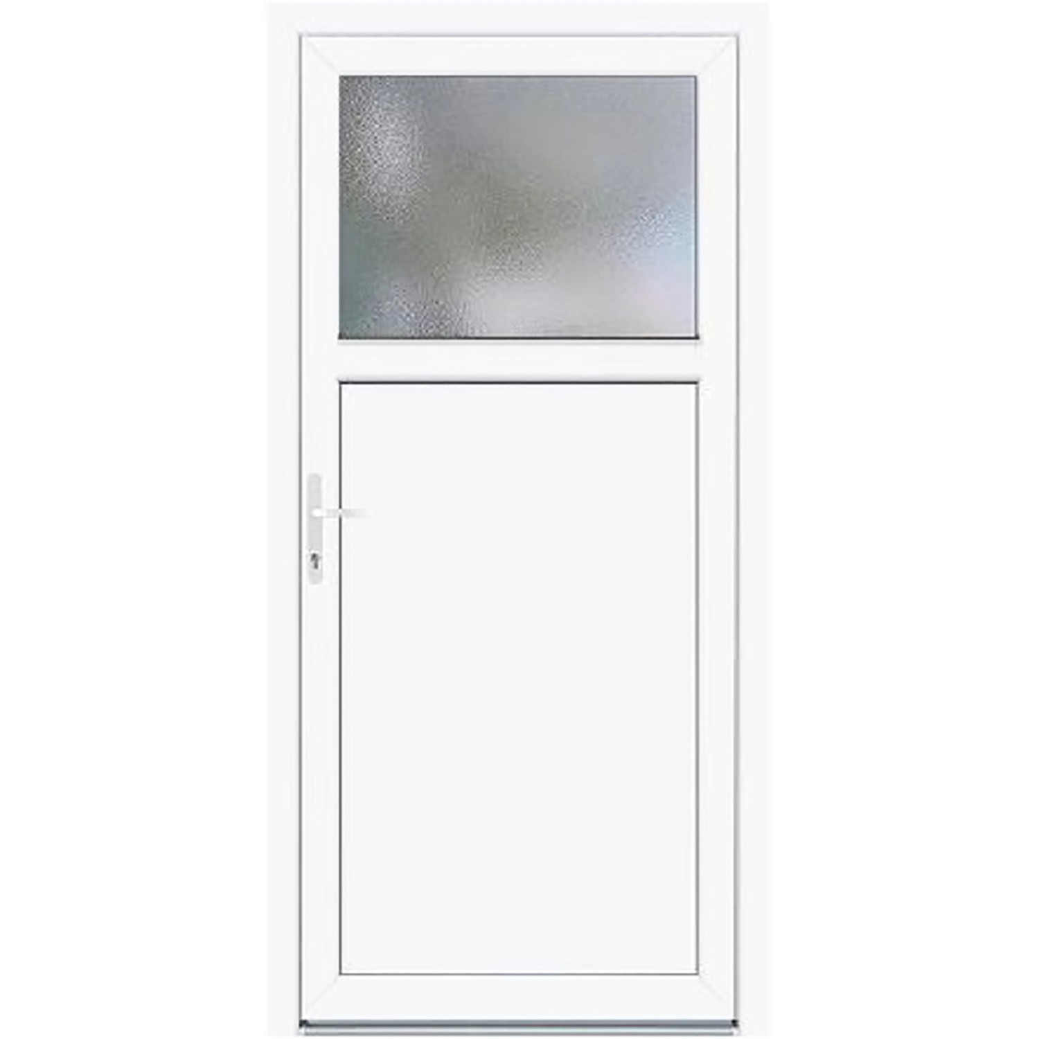 Kunststoff-Nebeneingangstür K 301 Weiß 98 cm x 198 cm Anschlag Links günstig online kaufen