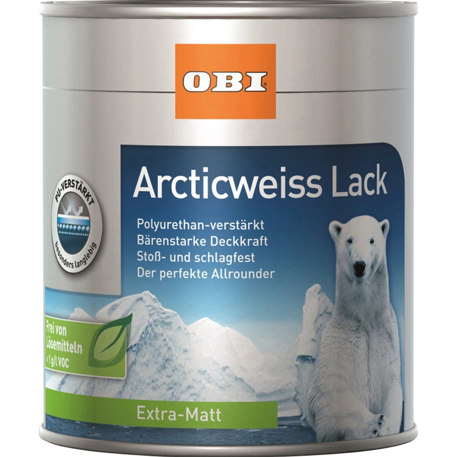 OBI Arctic Weißlack extramatt 375 ml