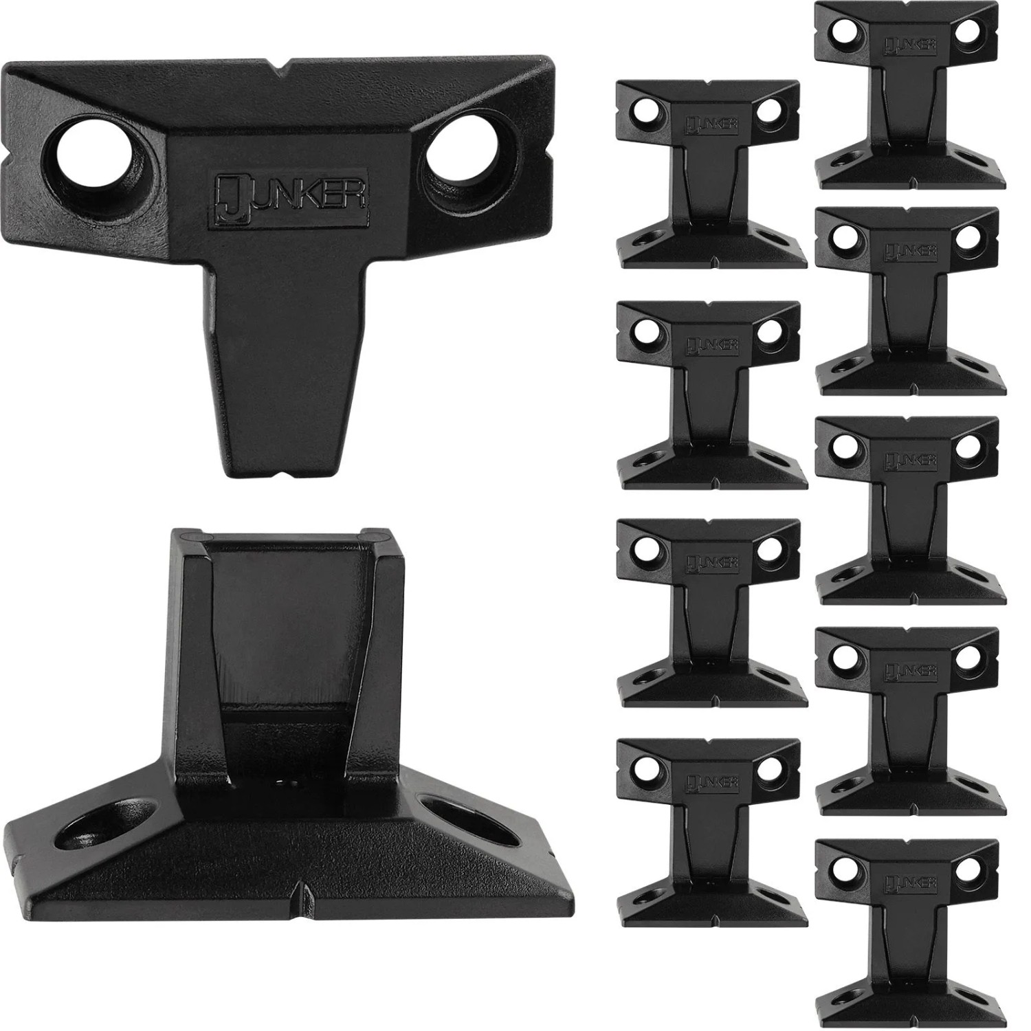 SOTECH 10 Paar JUNKER Aufschiebebeschläge FLINK AE für Euroschrauben Belastbar Bis 20 kg