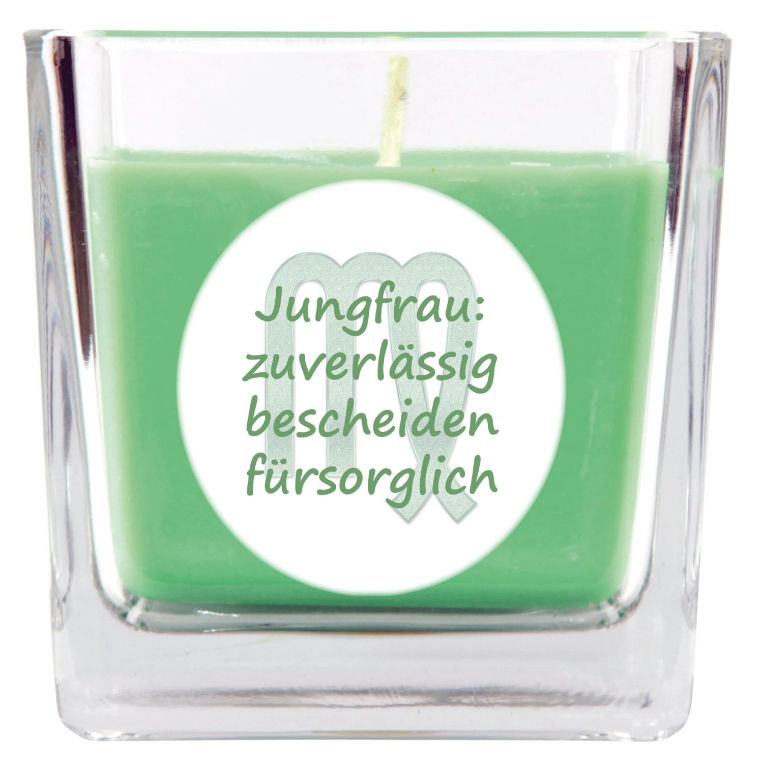 HS Candle Duftkerze & Glas Sternzeichen Coconut Limes 50 Stunden Jungfrau günstig online kaufen