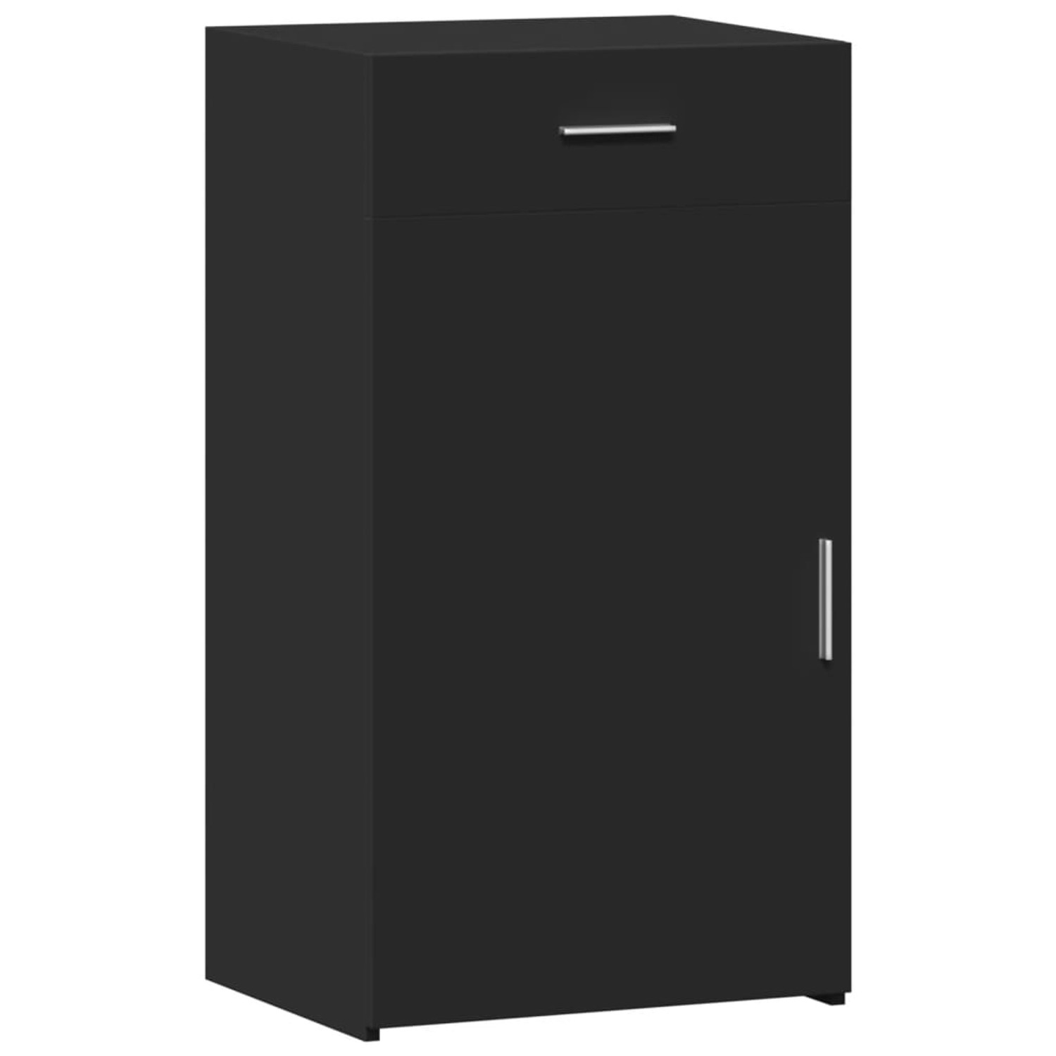 vidaXL Sideboard Schwarz 50x42,5x93 cm Holzwerkstoff 846293 günstig online kaufen